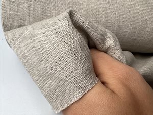 Fastvævet hør - beige UDGÅR
